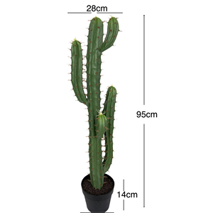 ต้นกระบองเพชรเทียมทนรังสียูวี คุณภาพสูง ทนทาน พลาสติกเกรดพรีเมียม สมจริง ตกแต่งสวนในร่มและกลางแจ้ง - Product Image 4