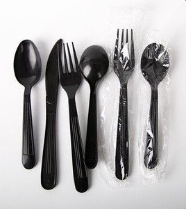 جودة عالية المتاح شوكة بلاستيكية وملعقة الثقيلة مجموعة أدوات المائدة - Product Image 2