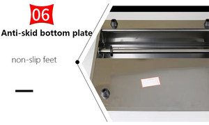 450mm Semi Automatic Cling Film Packing <b>Machine</b> <b>Stretch</b> Film Wrapper for Fruit Vegetable Seafood Plastic Tray Packing - Product Image 5