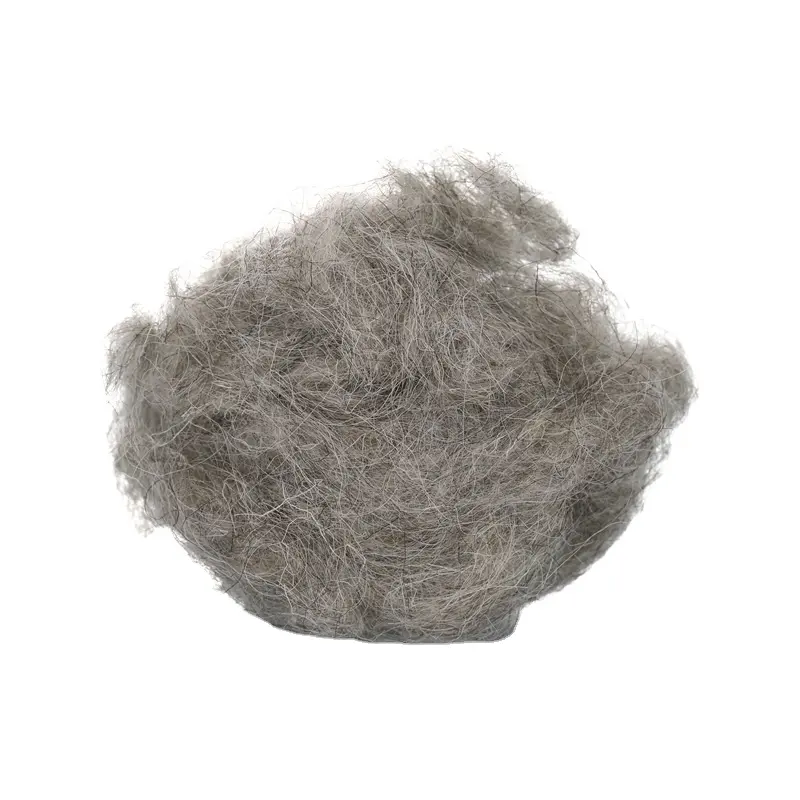 professional 32 mic carded washed sheep wool waste for felt