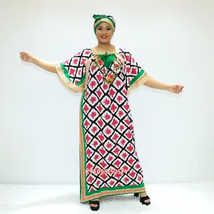 muslimah dress necklace abaya AY Fashion KT1095-525FY Ghana clothing kaftan