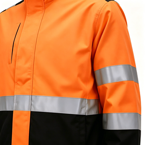 Customizable High Visibility Orange Work Shirts, Reflective Safety <b>Clothing</b> for Road Workers & Security Staff - Product Image 5