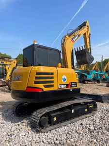 Excavatrices sur chenilles SANY d'occasion certifiées CE avec godet, excavatrice d'occasion SY60C 6 tonnes à vendre, machines de Chine - Product Image 2