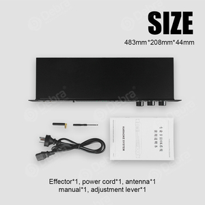 Procesador de Efectos de Audio Debra D-280 con Cable, Reverb, DSP, USB para Interfaz Óptica, Cancelación de Ruido, Luces LED - Product Image 6
