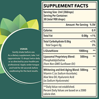 Gouttes liquides de collagène liposomal directement de l'usine 60ml – Soutien hépatique, détox, bien-être – Complément pour adultes – OEM ODM Personnalisé
