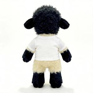 Adorabile Cuscino Peluche a Forma di Agnello Nero, Personalizzabile con Logo, Regalo Promozionale, Vendita all'Ingrosso - Product Image 4