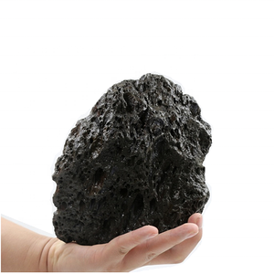 Prix usine 5-30cm Décoration de réservoir d'aquarium Grandes tailles Roches de lave volcaniques noires - Product Image 4