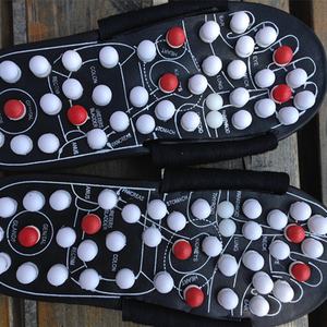 Suministro directo de fábrica, zapatillas de masaje de salud con puntos giratorios, zapatos de terapia de pies de acupuntura, productos de masaje al por mayor - Product Image 4