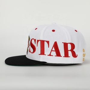 BSCI Oem Custom Mens 6 Panel <strong>White</strong> Acrylic Snap Back Gorras,Hip Hop <strong>Flat</strong> Bill Hat,Sports Embroidery Logo Snapback <strong>Cap</strong> - Product Image 3
