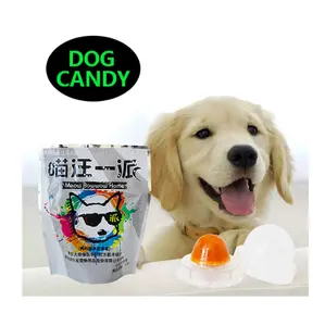 Wholesale Good Quality Pet Doggy Nutrient Solid Plastic Packaging Snacks Pet Candy food Puppy Chien Pugs Energy Sugger dog snack