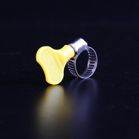 Collier de serrage américain en acier inoxydable avec poignée clé/collier de serrage papillon