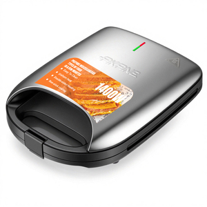 AKANE <span class=keywords><strong>Sandwichera</strong></span> 1400W Power Revestimiento antiadherente Calentamiento de doble cara para asar rápido y uniforme - Product Image 2