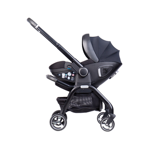 Siège d'auto et <span class=keywords><strong>poussette</strong></span> MOM Favorite <span class=keywords><strong>Poussette</strong></span> de luxe pour bébé <span class=keywords><strong>Poussette</strong></span> pratique et légère pour bébé avec cadre pliable compact - Product Image 2