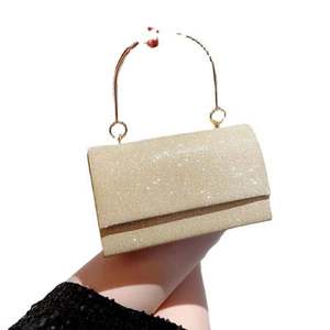 Kadınlar İçin Abiye El Çantası, Parti, Balo, Düğün İçin Simli Üst Saplı Clutch Çanta - Product Image 2