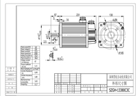 Système 2 axes de contrôleur de tour de marque SZGH avec servomoteur 3.8kw et pilote cnc kit complet système de Solution