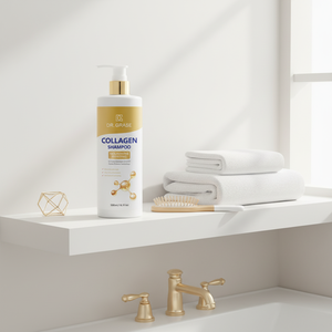 Shampoo au collagène avec formule naturelle biologique nourrissante et rafraîchissante anti-pelliculaire pour la réparation des cheveux secs et abîmés - Product Image 6