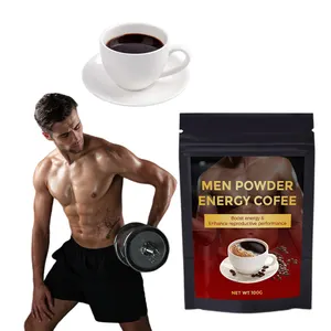 OEM package Men's focus and energy power coffee wellness maca coffee for men and women balanced Male sexy Vitality Tongkat Ali