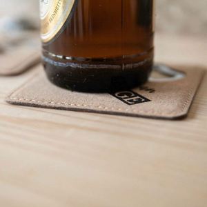 Softwooden Bottle Opener ECO Square-shaped <b>Creative</b> Bottle Opener Customized LOGO for Wedding Party Holiday <b>Gifts</b> - Product Image 3