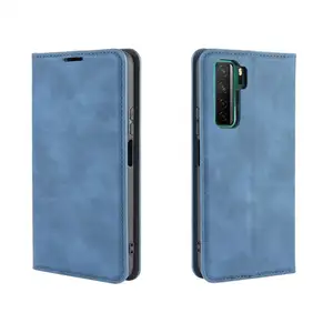 Untuk Huawei Nova casing ponsel Nova7 pro penutup pelindung kulit merasa shell magnetik flip casing kulit