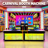 Équipement d'amusement d'arcade à monnayeur pour centre commercial et parc, jeu de stand de kermesse intérieur de lancer de balles aux couleurs fantaisie avec système de tickets et récompenses