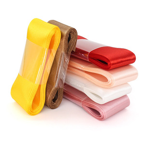 FangZHI Satin Ribbon 4Cm Solid Color Gift Wrapping Decorative Webbing Apparel Home Textile Use - Product Image 2