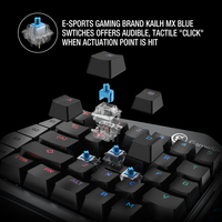 GameSir Z1 Clavier de jeu mécanique avec touches programmables pour téléphone portable Android/PC Windows