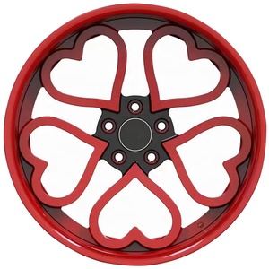 Jiangzao Kustom 5X120 18 19 20 22 Inci Roda Piring Dalam Mobil Majalah Cina Jantung Olahraga Merah Muda Paduan Roda Velg Mobil - Product Image 1