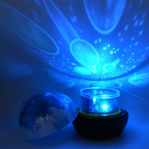 Scherza il Regalo HA CONDOTTO LA Luce di Notte <span class=keywords><strong>Cielo</strong></span> Stellato Magic Star <span class=keywords><strong>Luna</strong></span> Pianeta Lampada Del Proiettore di Notte Colorful Ruotare Lampeggiante Stella - Product Image 5