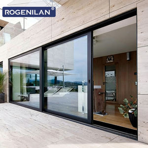 Portes coulissantes de patio en verre trempé anti-ouragan Rogenilan American Hurricane Proof, en aluminium, économiseuses d'énergie - Product Image 5