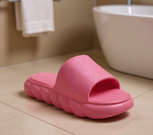 Sandales EVA pour femmes, style nuage, bout ouvert, rose, taille 30, pantoufles de bain confortables, toutes saisons - Product Image 2