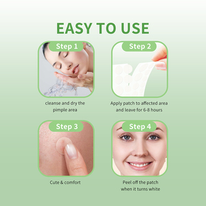 حمض الساليسيليك فريد من نوعه ومدمج بتصنيع المعدات الأصلية # 1 لاصقة حب الشباب غير مرئية بتصميم كوري مخصص وعلامة تجارية خاصة للوجه - Product Image 6