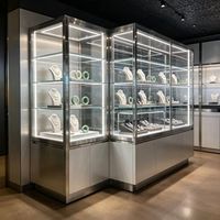 Support de présentation de bijoux avec éclairage LED, couleurs personnalisables, écologique, recyclable, de haute qualité, durable, léger, vitrine