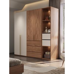 Armoire autoportante économique et moderne <span class=keywords><strong>Porte</strong></span> en MDF Design simple Vestiaire de couleur assortie pour petit atelier Armoire <span class=keywords><strong>pliante</strong></span> - Product Image 1