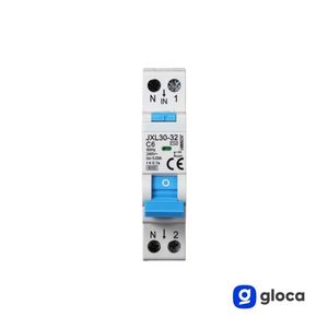 โกลก้า อาร์ซีโบ มินิเซอร์กิตเบรกเกอร์ 1P+N 6A 30Ma 220V C6 1 โมดูล ติดตั้งบนรางดิน - Product Image 4