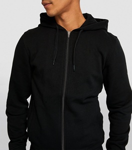 Sudadera con capucha de lana con cremallera completa ligera de alta calidad, ropa deportiva personalizada para hombre con patrón de impresión, bolsillo de manga de temporada de invierno, venta al por mayor - Product Image 2