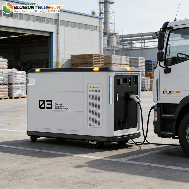 Factory Smart Mobile Charging Station 150kW 209kWh Battery Energy Storage System Portable EV Charger for Commercial Use