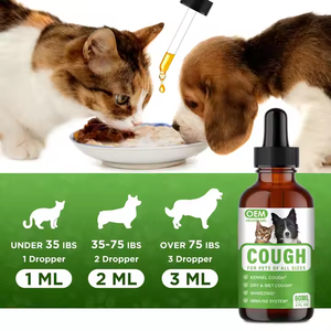 Suplemento para la tos húmeda y seca para el alivio de las alergias para perros Tratamiento para la tos en perreras <span class=keywords><strong>Gotas</strong></span> para la tos Cuidado de la salud de mascotas y suplementos - Product Image 4