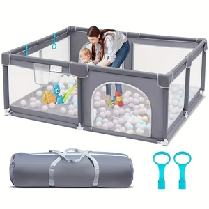 Active Outdoor and Indoor Baby Playard with Printed Cloth Safety <strong>Gate</strong> for Babies and Toddlers - Product Image 4