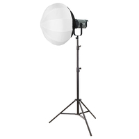 Kit d'éclairage vidéo LED COB FG-500X 500W avec support et boîte à lumière de 65 cm pour le streaming en direct et la photographie