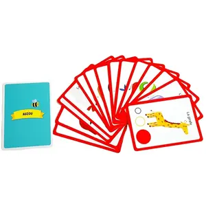 주문 메모리 플래시 카드 아기 카드 게임 주문 인쇄를 위한 교육 Flashcards 인쇄