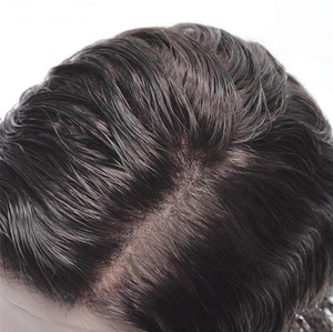 Prótesis Capilar Masculina de Encaje Suizo con Línea Frontal Natural, Sistema de Reemplazo de Cabello Humano Transpirable con Base de PU BIO Duradera, en Stock - Product Image 6