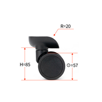 Roues de valise universelles amovibles, remplacement de roulettes détachables pour bagages, pièces et accessoires spéciaux pour Samsonite D19