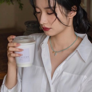 Collar de Perlas de Agua Dulce Naturales con Forma Barroca para Mujer, Diseño Exquisito de Varias Capas, Collar de Moda con Cuentas para Suéter, Novedad de 2021 - Product Image 2