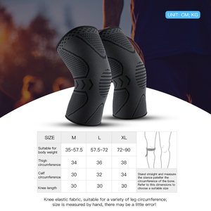 Rodillera protectora <span class=keywords><strong>para</strong></span> el dolor de rodilla, almohadillas de soporte <span class=keywords><strong>para</strong></span> rótula, entrenamiento de baloncesto, alivio del dolor articular, meniscus tear - Product Image 5