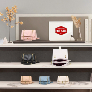 Borse classiche di lusso da 2023 da donna famose da ragazza <span class=keywords><strong>cinque</strong></span> colori nuova chiusura con cerniera in pelle sintetica di alta qualità - Product Image 2