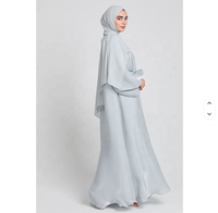 Nouvelle arrivée, robe Abaya de style arabe de Dubaï pour femmes, personnalisée, en polyester respirant, taille XXL, PROMISTAR, élégante, musulmane, Ramadan, Eid