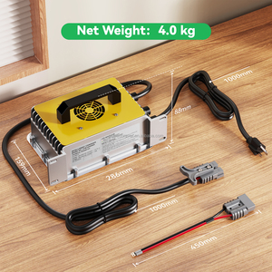 2000W <b>72V</b> 24V 36V 48V 84V Lithium Waterproof On-Board Charger 12A 15A 20A 25A 35A CC CV with M23 Connector for Forklifts - Product Image 3