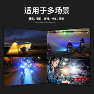 ไฟหน้า LED กำลังสูง 5W 4000mAh สำหรับตั้งแคมป์ตกปลาซ่อมรถยนต์ไฟทำงาน V30 ระยะไกลกว่า 500M - Product Image 1