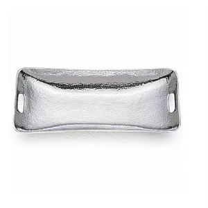 Fabricación al por mayor Plato decorativo antiguo personalizado bandeja de anillo de joyería de Metal dorado Vintage con asa - Product Image 3