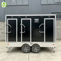 Remorque de toilettes portables sur mesure GoEasy, remorque de toilettes mobiles pour la plage, le camping et les activités de plein air